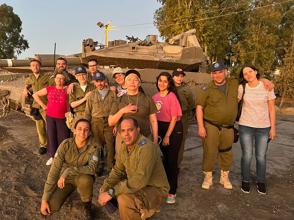 Voluntariado en Israel, revisión división de tanques