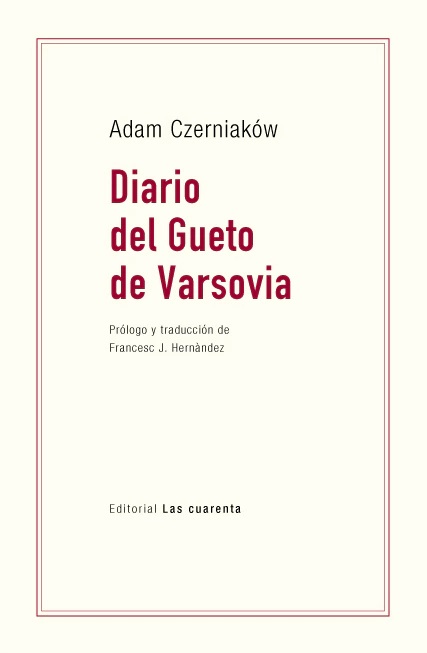Diario del Gueto de Varsovia, de Adam Czerniakow