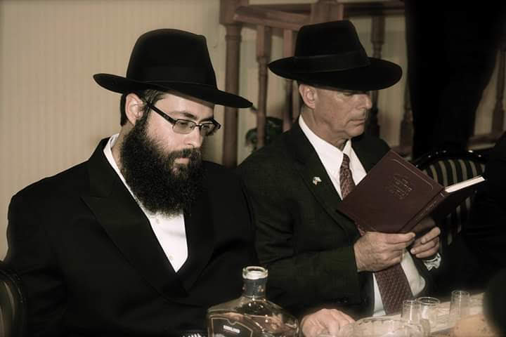 Hez and his father, Charles Binkowitz