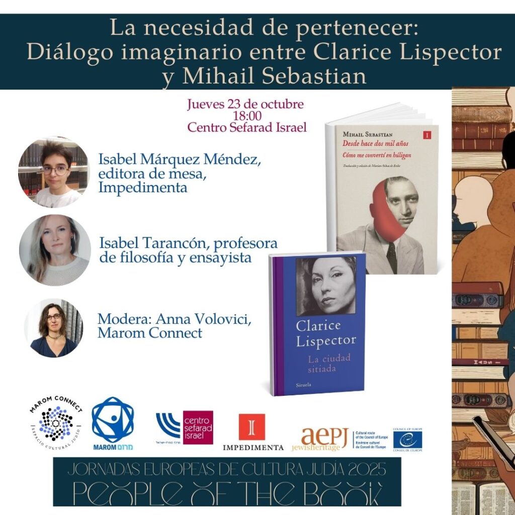 Mihail Sebastian y Clarice Lispector.