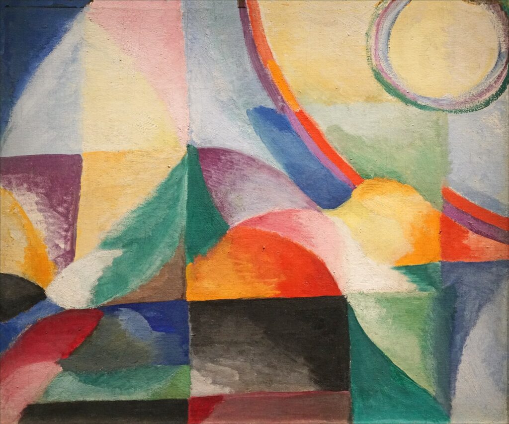 Sonia Delaunay, Simultaneous Contrasts, 1913 (Museo Thyssen-Bornemisza, Spain
